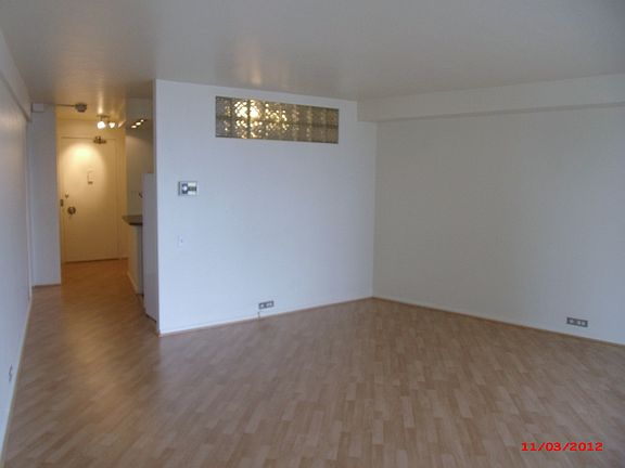 LIving Room with Glass Block Accent