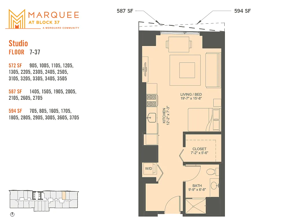 Floor plan Studio x 05