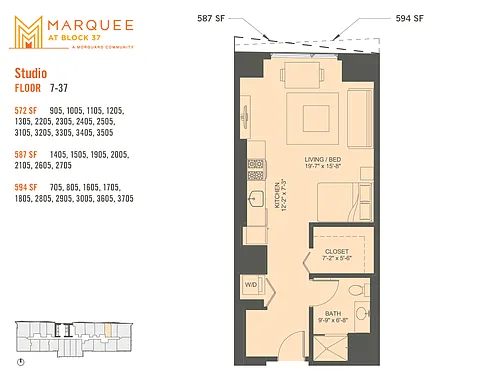Floor plan Studio x 05