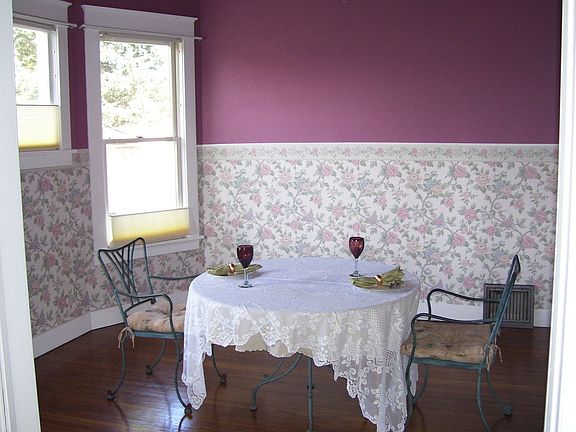 Lovely hardwood floors through Dining Room as well