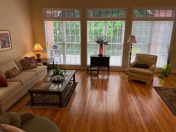 Living room and patio