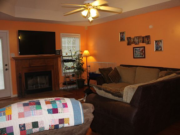 Family room w/wood fireplace