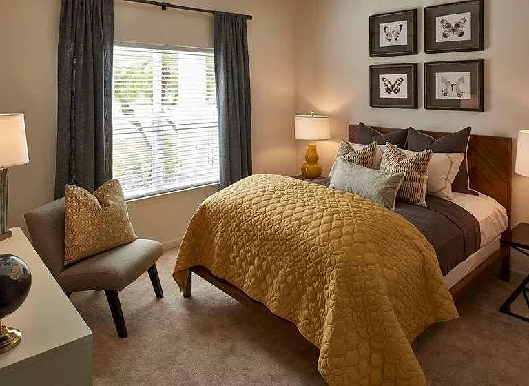 Bedroom (furniture not included in rental)