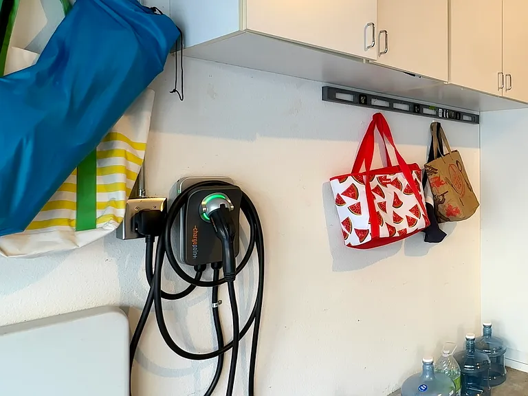 NEMA 14-50R 50AMP Outlet designed to charge EV. (The charger and the cable is not included)