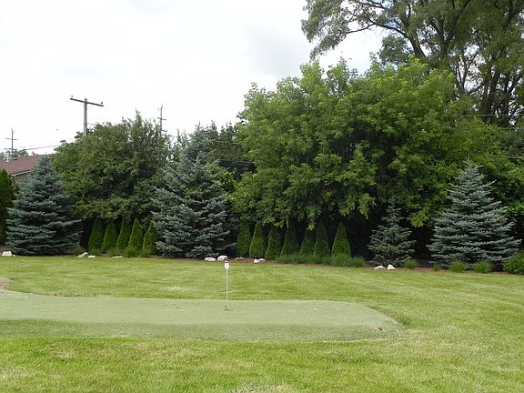 private backyard