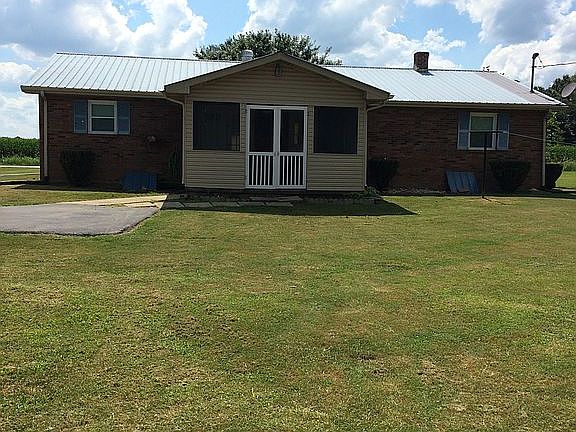 Back with screened in porch