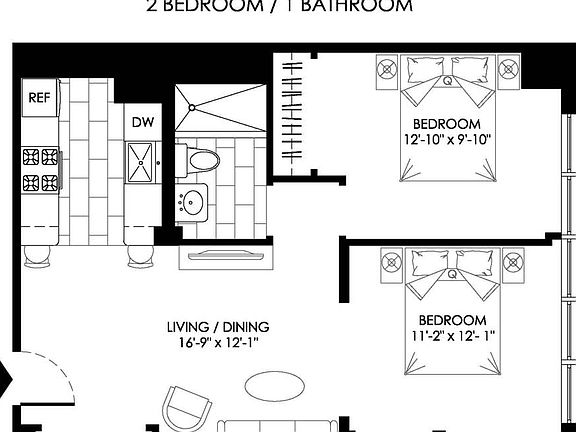 2nd image of 301 E 47th St APT 12e