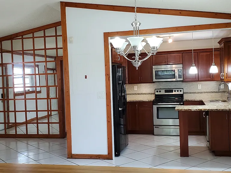 Living room and Kitchen