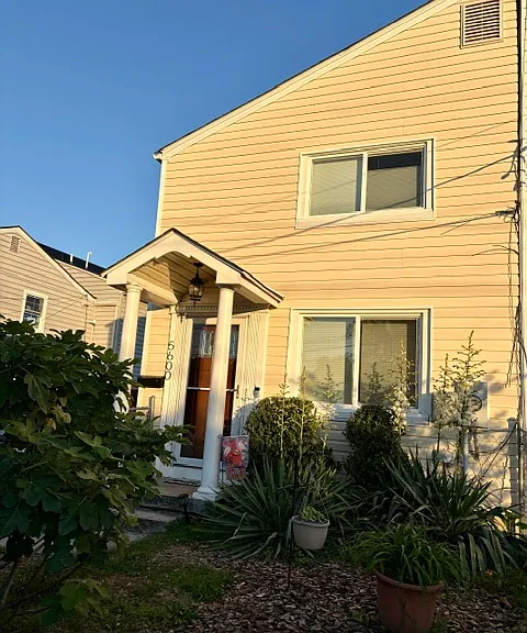 Front of the duplex house