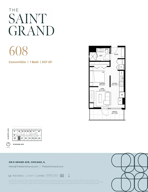 Floor plan 608