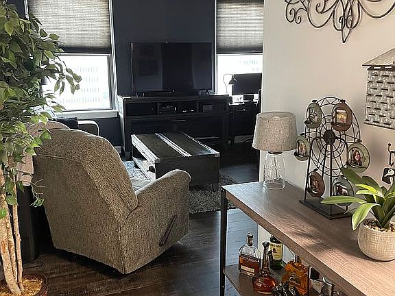 Entry has spare closet 