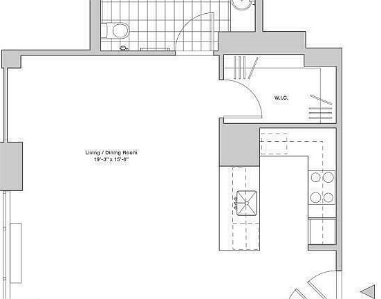 2nd image of 322 W 57th St APT 39V