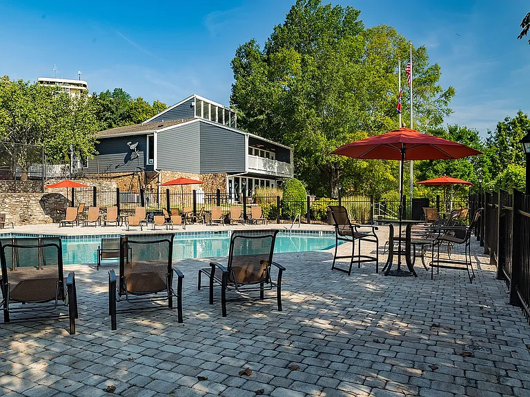 Swimming Pool and Sundeck & Lounge Chairs