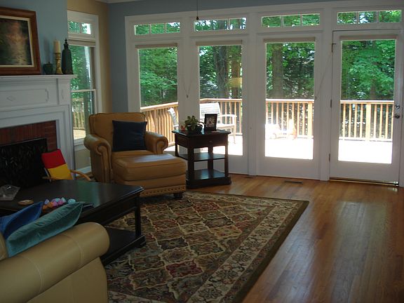 Wooded views from Family Rm