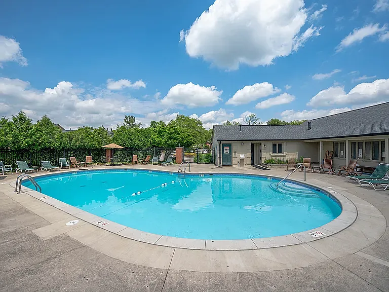 Community pool and clubhouse.
