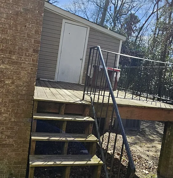Back deck