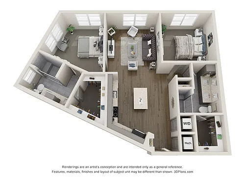 Floor plan B3