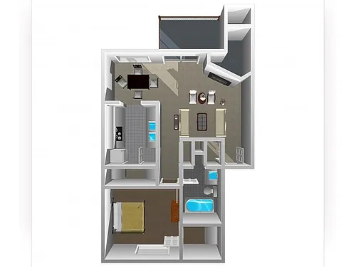 Floor plan 1X1