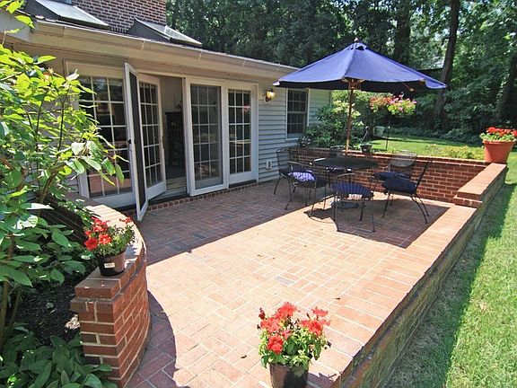 Backyard Brick Patio