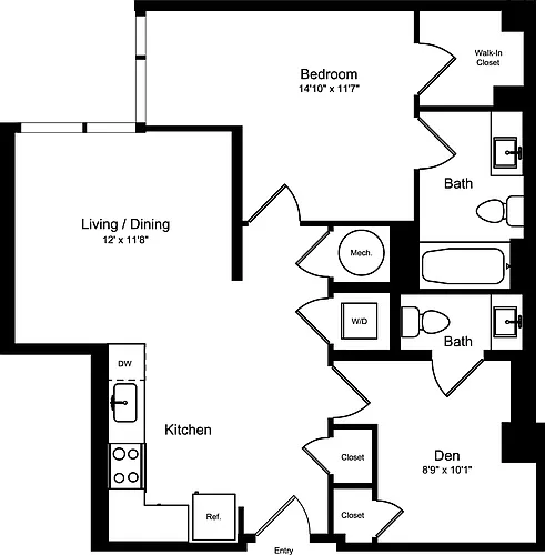 Floor plan D1A2