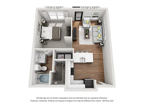 Floor plan Arbor Hills 2E1