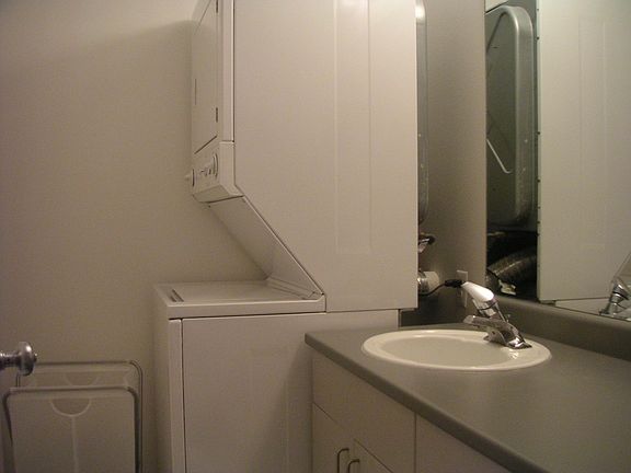 In unit washer and dryer