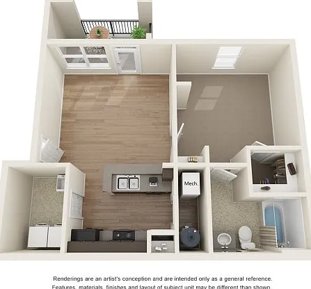 1 BR 1BA 1 BR 1BA