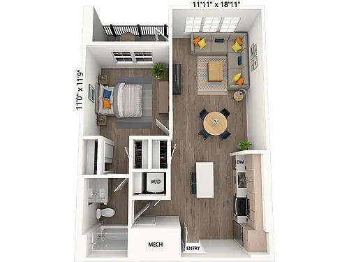 Floor plan AM15-M-Scheme III
