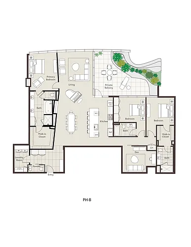 Floor plan PH-B