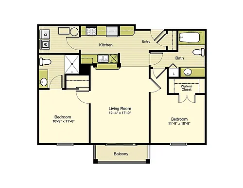 Floor plan B2x2