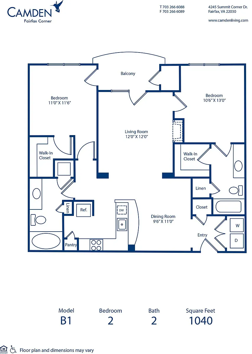 Floor plan B1