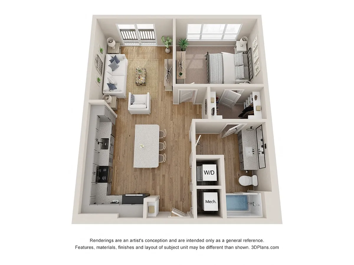 Floor plan A1D