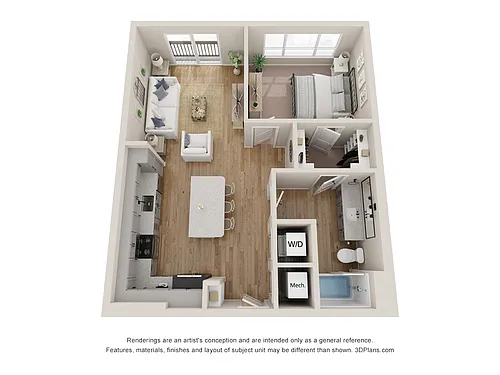 Floor plan A1D