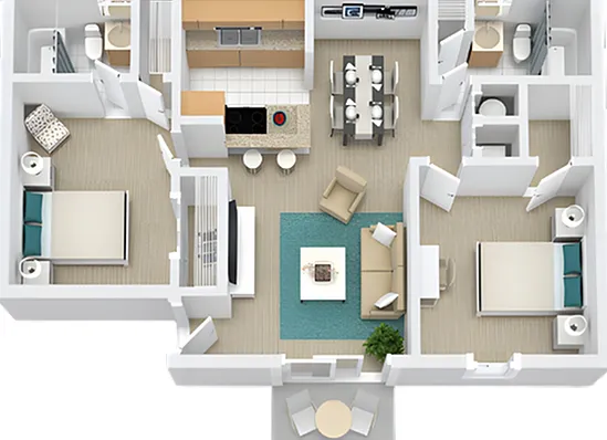 2x2 Milano 810 sqft 2x2 Milano 810 sqft