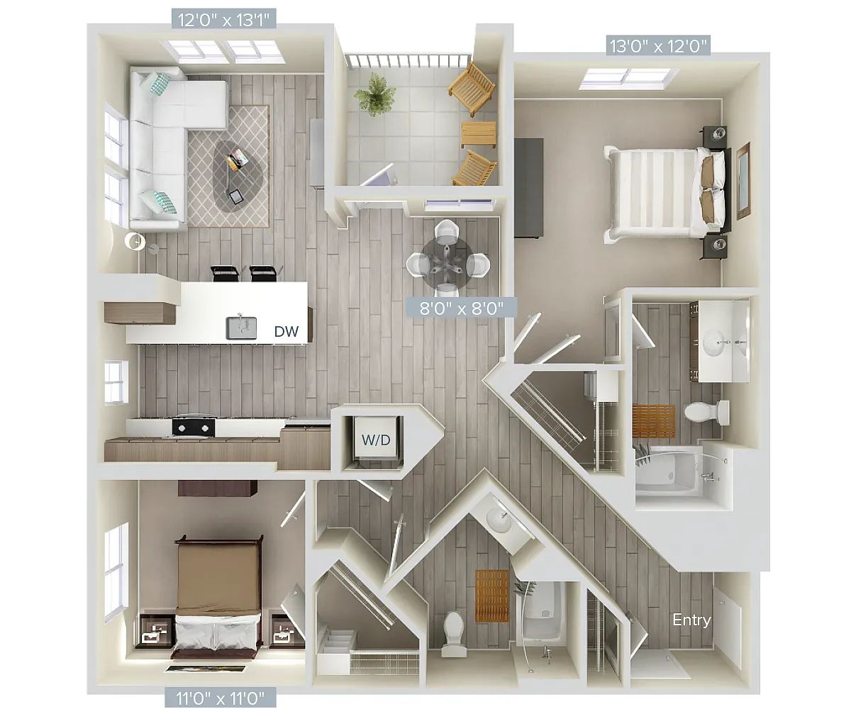 Floor plan B4-1179-2-Gar