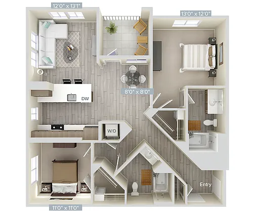 Floor plan B4-1179-2-Gar