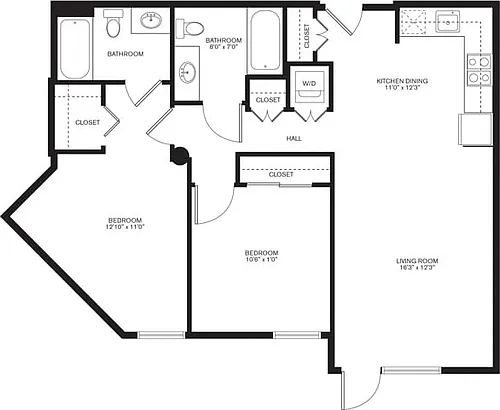 Floor plan B3