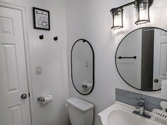 This room is a bathroom that costs $1,280 a month.