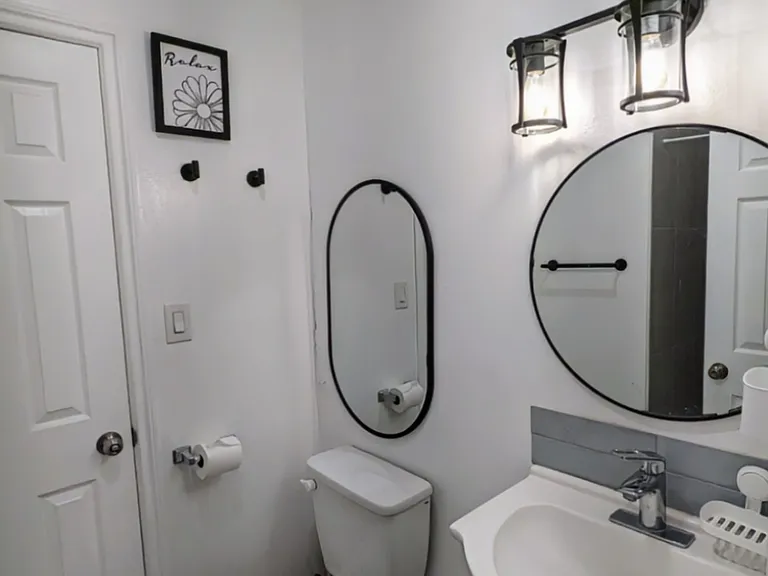 This room is a bathroom that costs $1,280 a month.