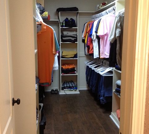 huge walk in master closet