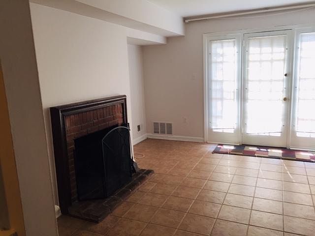 living room fireplace