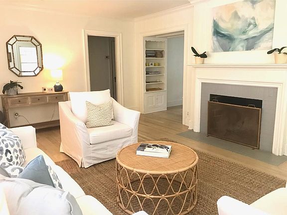 Charming original fireplace.