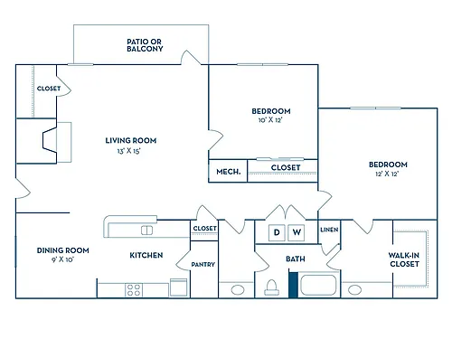 Floor plan Amsterdam