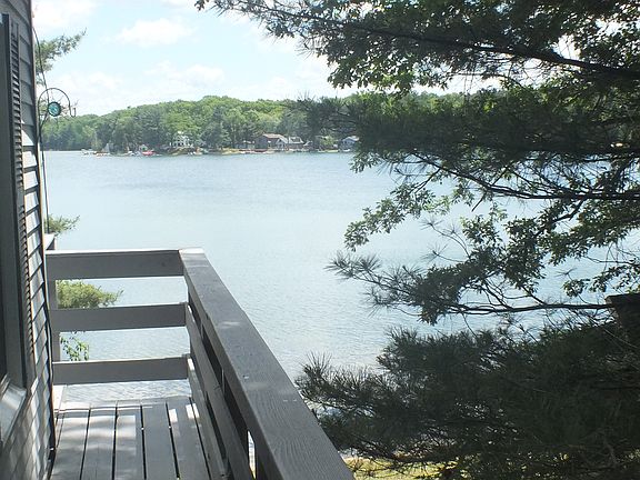 Lake view from side of house