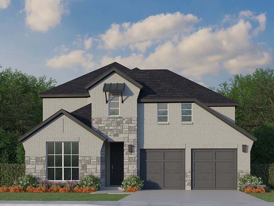 Plan 1534 Elevation C with Stone