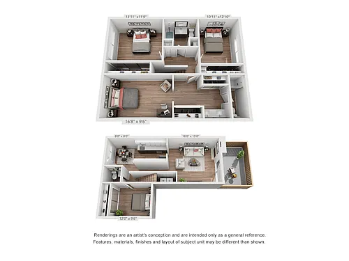 Floor plan 4X3 T1