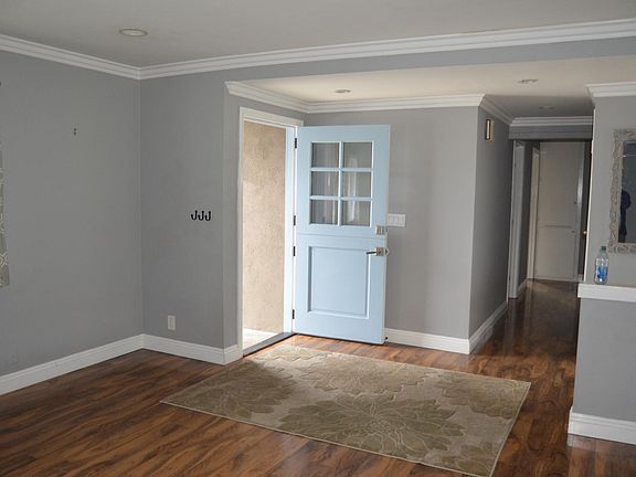 Living room with Barn door