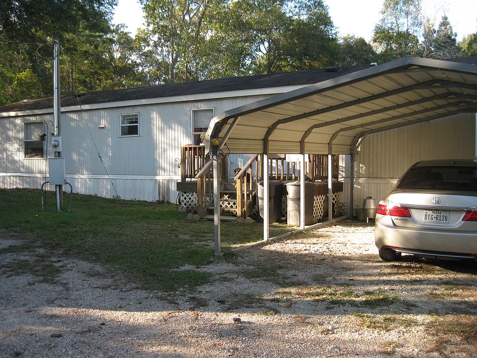 Front view, 2-car carport
