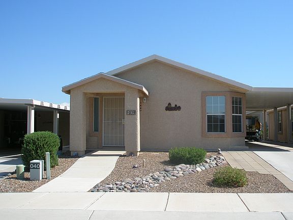 Front view looking north