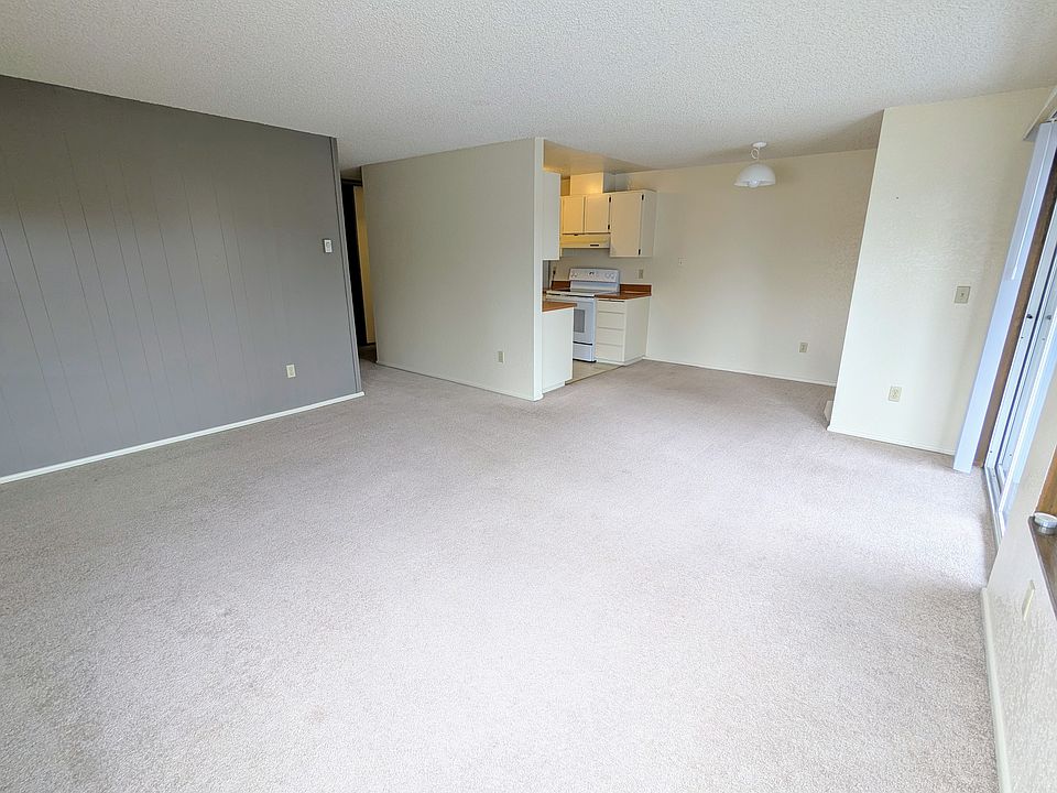 Living room and dining area
